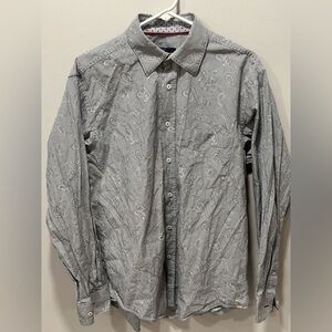 Bugatchi Men’s Button Down Pattern Shirt Size Large